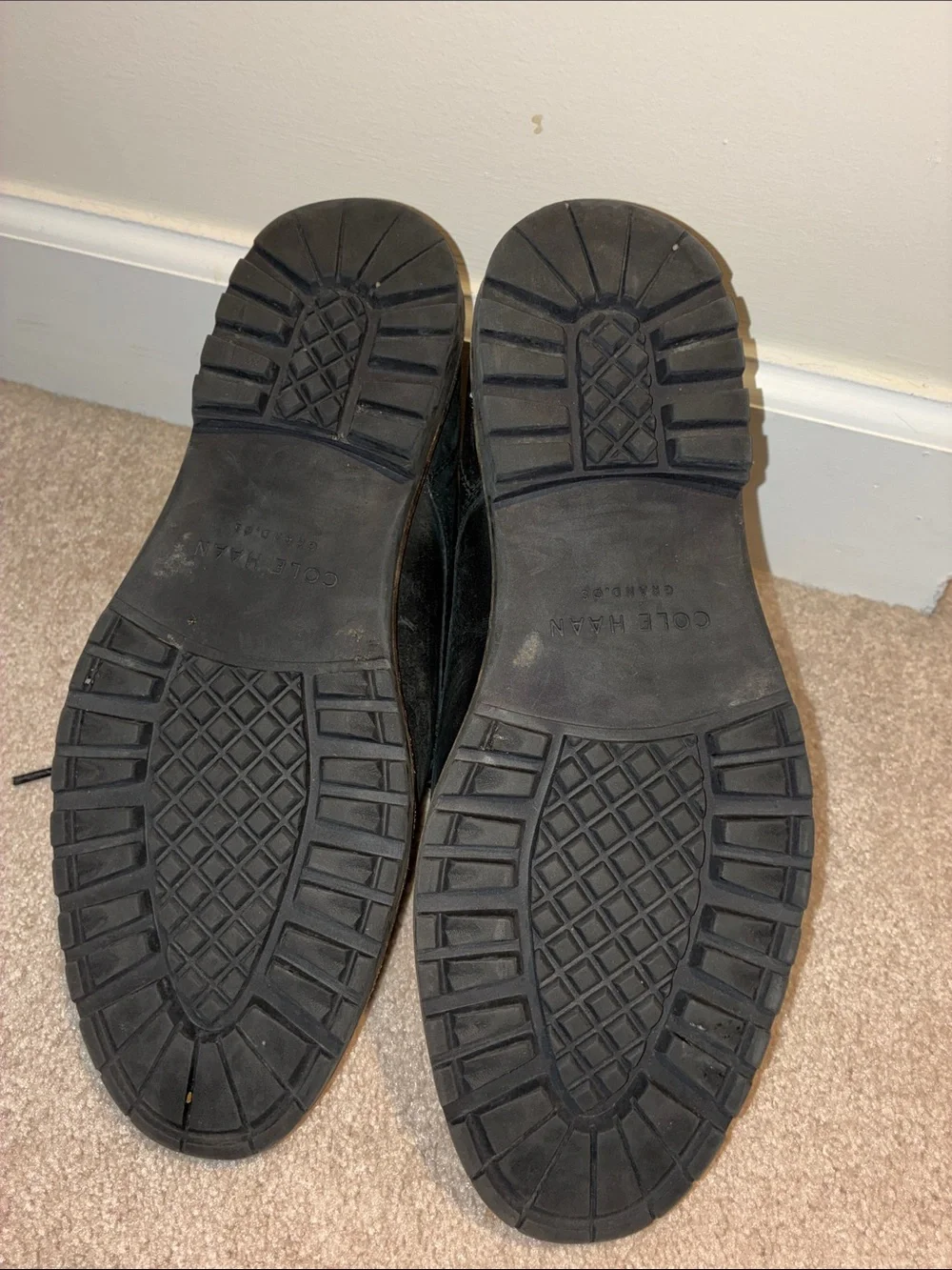 Cole Haan Black Leather Chukka Boots